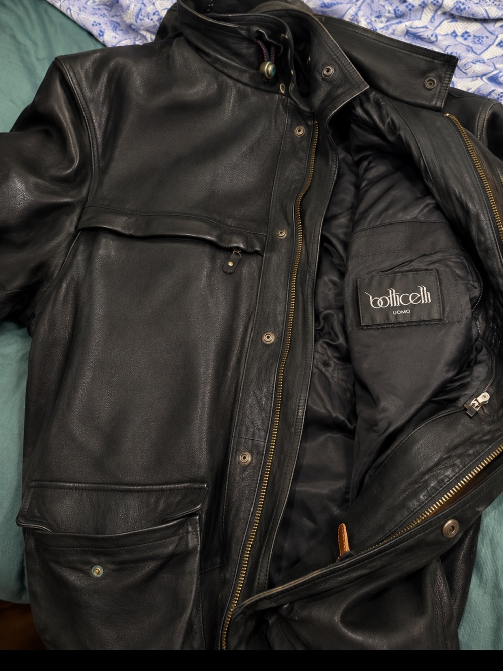 Botticelli Black Leather Jacket